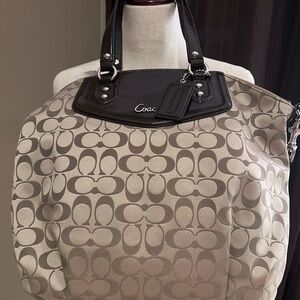 NWT Coach Ashley Signature North/South satchel bag